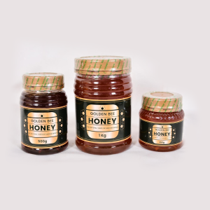 Golden Bee Plastic Jar